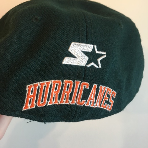 Starter Miami Hurricanes flat-bill hat. - Picture 3 of 5
